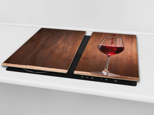 Induction Cooktop Cover 60D04: Red wine 6