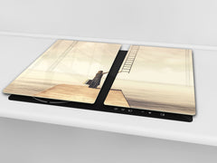 Glass stove top 60D19: Ladders to heaven