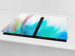 Tempered GLASS Cutting Board D01 Abstract Series: Texture 13