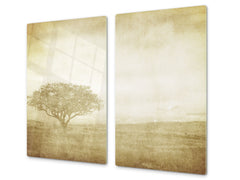 Tempered GLASS Kitchen Board D09 Other: Tree 5