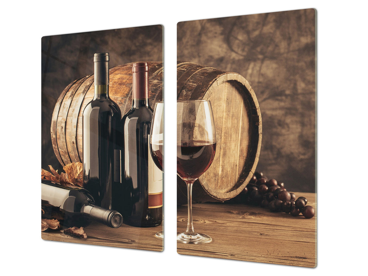 Induction Cooktop Cover 60D04: Bottles of wine 2