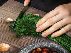 Tempered GLASS Cutting Board 60D16: Nuts in a mortar 2