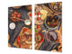 Tempered GLASS Cutting Board 60D16: Seafood 2