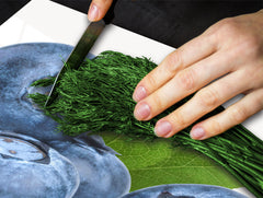 Arbeitsplattenschoner und Nudelbrett 60D02: Blaubeere