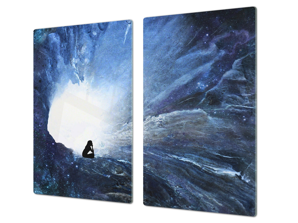 Glass Pastry Board 60D18: Sea of thoughts