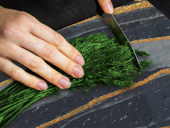 Chopping Board - Worktop saver and Pastry Board - Glass Cutting Board D23 Colourful abstractions: Dark-blue marble