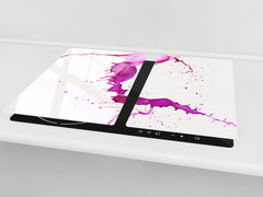 Tempered GLASS Cutting Board D01 Abstract Series: Abstract Art 54