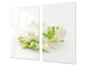 Worktop Saver 60D06B: White flowers 1