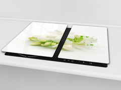 Worktop Saver 60D06B: White flowers 1