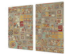 Glass Cutting Board 60D15: Egyptian paintings