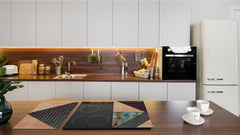 TEMPERED GLASS CHOPPING BOARD – Glass Cutting Board and Worktop Saver D26 Textures and tiles 2 Series: Diverse tile pattern