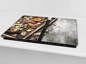TEMPERED GLASS CHOPPING BOARD 60D13: Chocolates 2