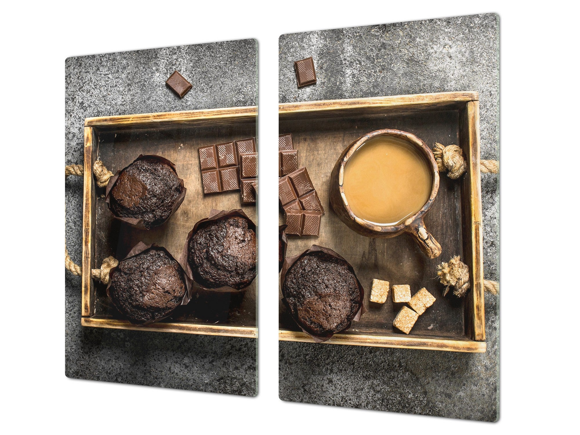 TEMPERED GLASS CHOPPING BOARD 60D13: Muffins 1