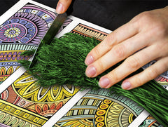 Glass stove top 60D21: Colorful mosaic