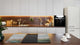 Induction Cooktop Cover –Shatter Resistant Glass Kitchen Board – Hob cover; MEASURES: SINGLE: 60 x 52 cm (23,62” x 20,47”); DOUBLE: 30 x 52 cm (11,81” x 20,47”); D32 Paintings Series: Delicate landscape