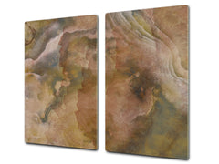 Chopping Board - Induction Cooktop Cover D21 Marbles 1 Series: Italian granite