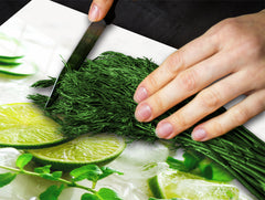 Arbeitsplattenschoner und Nudelbrett 60D02: Zitrone mit Eis