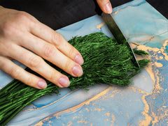 Chopping Board - Worktop saver and Pastry Board - Glass Cutting Board D23 Colourful abstractions: Current of colors