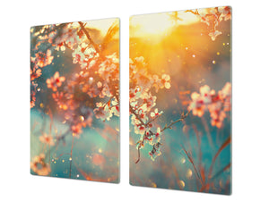 Worktop saver and Pastry Board 60D08: Blooming orchard