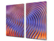 Copy of UNIQUE Tempered GLASS Kitchen Board –Scratch Resistant Glass Cutting Board –Glass Countertop MEASURES: SINGLE: 60 x 52 cm (23,62” x 20,47”); DOUBLE: 30 x 52 cm (11,81” x 20,47”); D29 Colourful Variety Series: Colorful wavy design 1