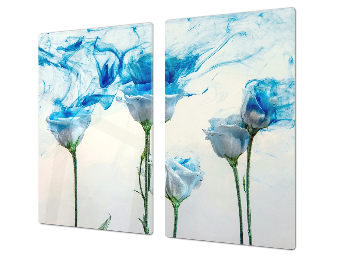 Worktop Saver 60D06B: A blue rose