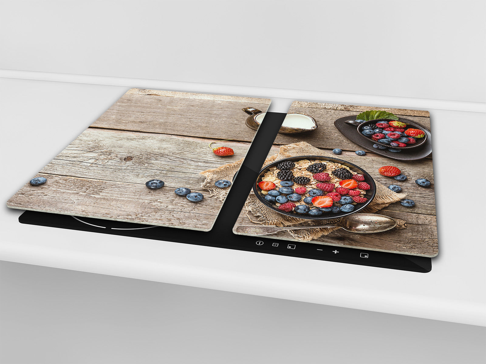 Tempered GLASS Cutting Board 60D16: Porridge