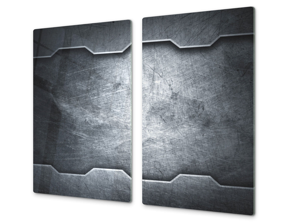 Tempered GLASS Kitchen Board – Impact & Scratch Resistant D10A Textures Series A: Texture 102