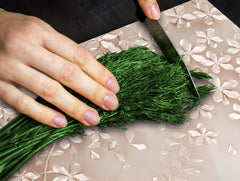 UNIQUE Tempered GLASS Kitchen Board –Scratch Resistant Glass Cutting Board –Glass Countertop MEASURES: SINGLE: 60 x 52 cm (23,62” x 20,47”); DOUBLE: 30 x 52 cm (11,81” x 20,47”); D29 Colourful Variety Series: Beige decorative tree