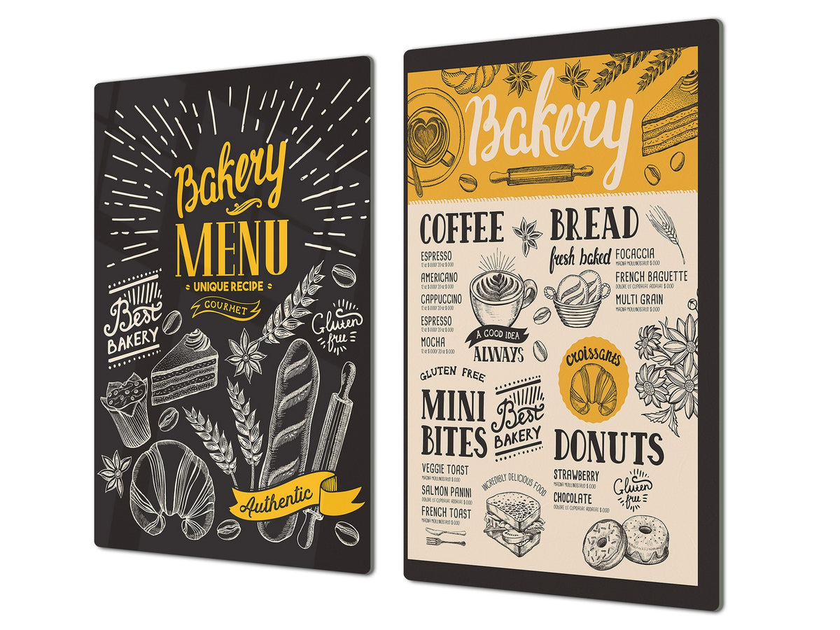 Induction Cooktop cover 60D17: Bakery menu