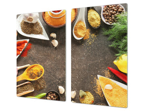 Induction Cooktop Cover Kitchen Board 60D03B: Colorful spices 1