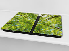 Arbeitsplattenschoner und Nudelbrett 60D08: Baumkronen