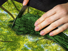 Arbeitsplattenschoner und Nudelbrett 60D08: Baumkronen