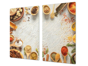 Induction Cooktop Cover Kitchen Board 60D03B: Colorful spices 2