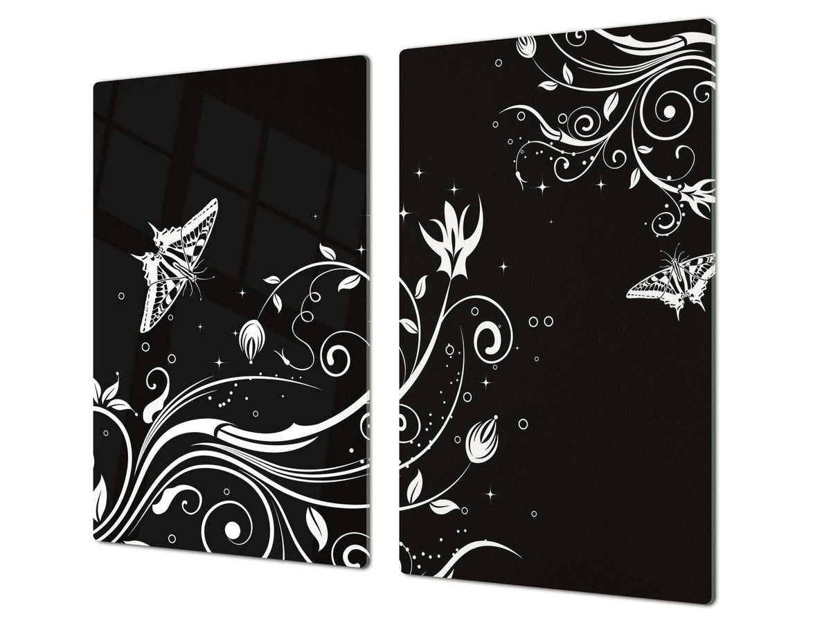 Induction Cooktop cover 60D06A: Flowers theme 2