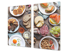 Tempered GLASS Cutting Board 60D16: Breakfast 4