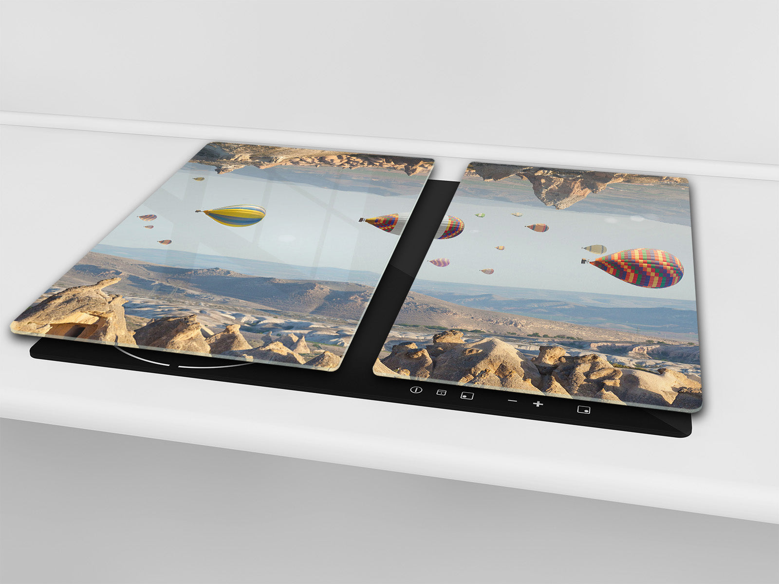 Glass Pastry Board 60D18: Balloon flight