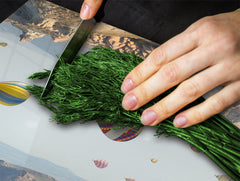 Glass Pastry Board 60D18: Balloon flight