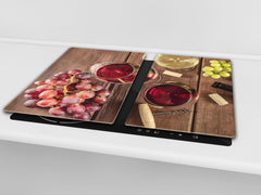 Induktionskochfeldabdeckung 60D04: Wein 1