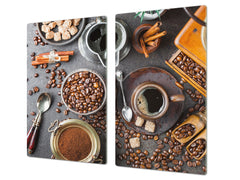 Glas-Küchenbrett 60D07: Kaffee 8
