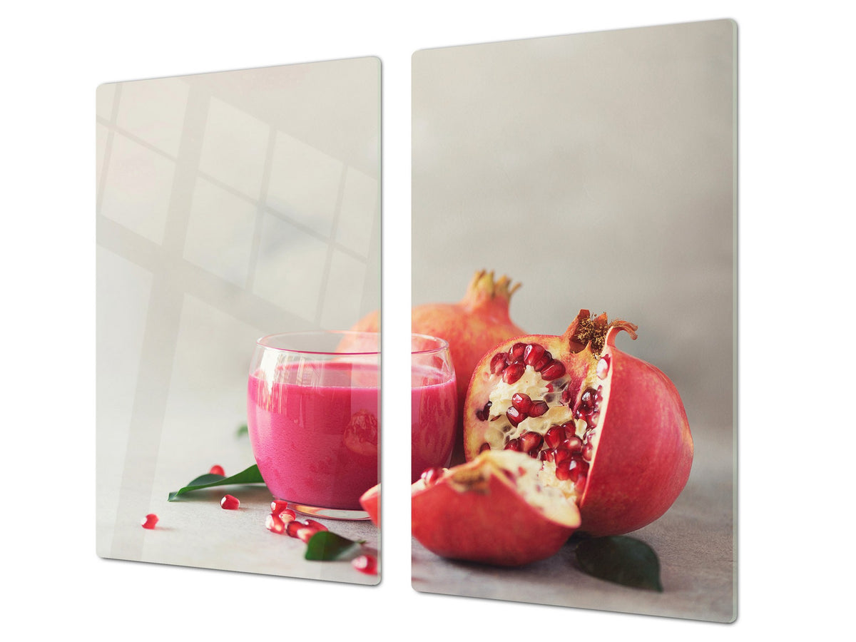 Glass Countertop 60D11: Pomegranate cocktail