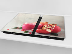 Glass Countertop 60D11: Pomegranate cocktail