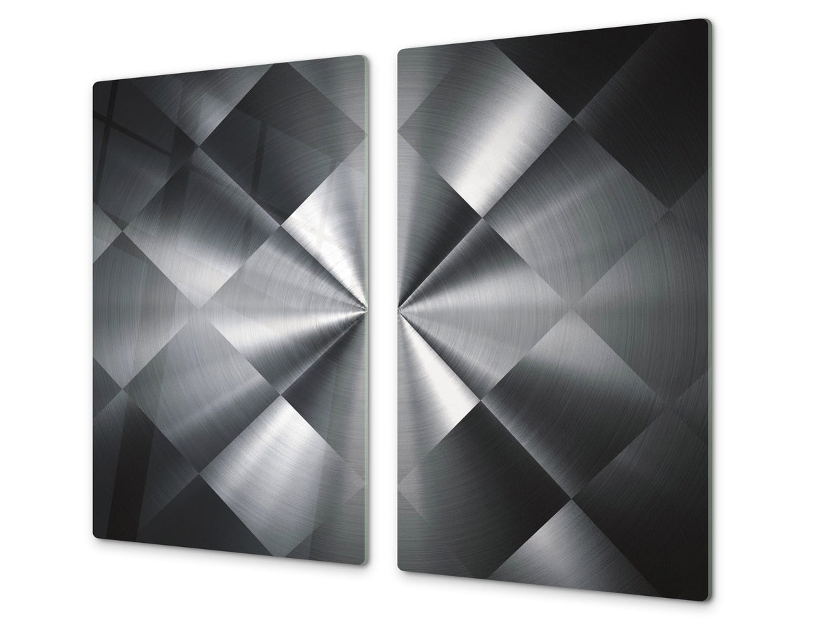 Tempered GLASS Cutting Board D01 Abstract Series: Texture 52