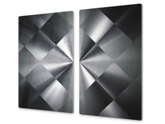 Tempered GLASS Cutting Board D01 Abstract Series: Texture 52