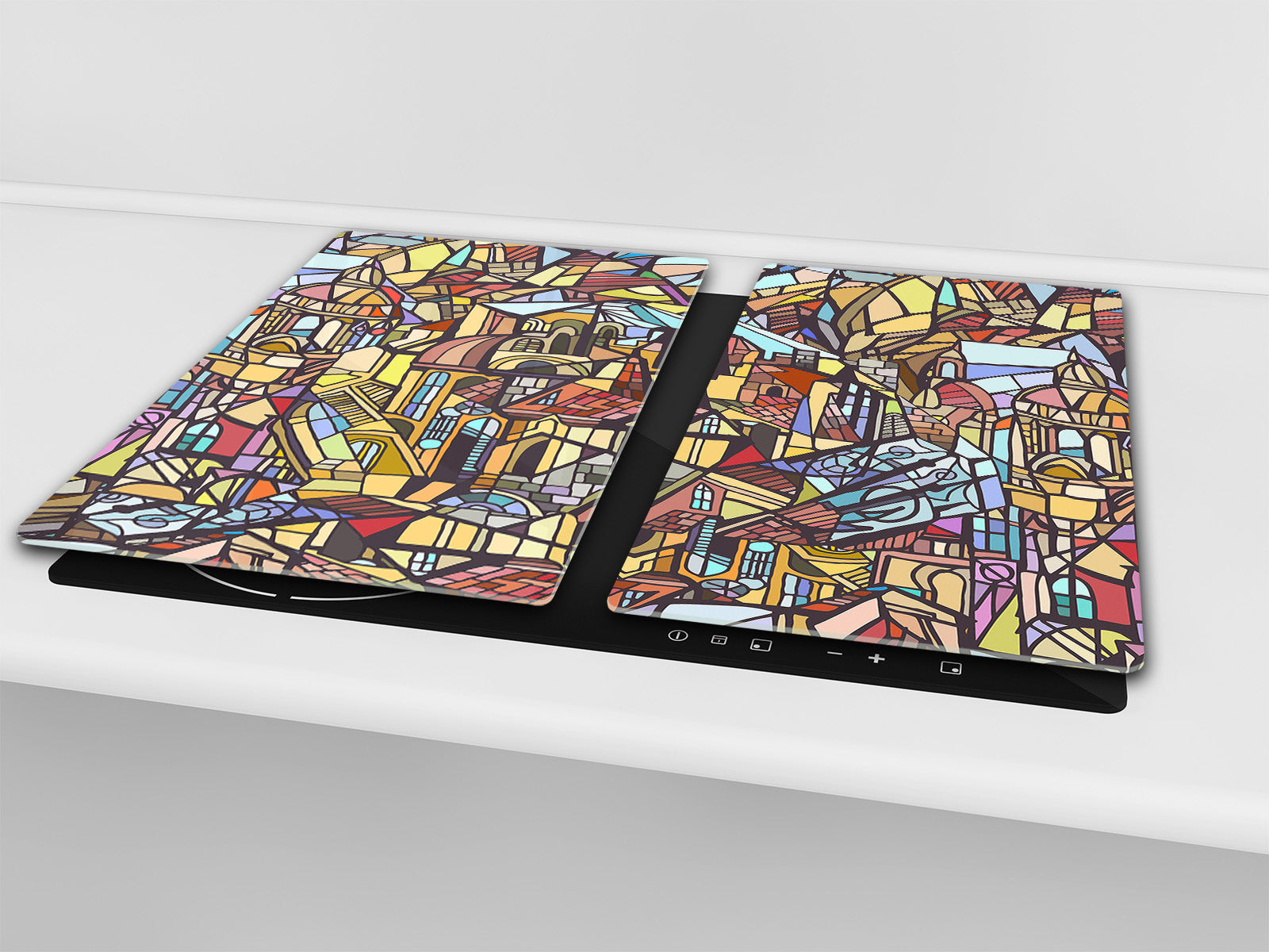 Glaskochfeld 60D19: Buntglas