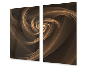 Tempered GLASS Cutting Board D01 Abstract Series: Abstract Art 19