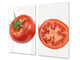 ORIGINALE tagliere in VETRO temperato – Copri-piano cottura a induzione; D07 Frutta e Verdura: Pomodori 1