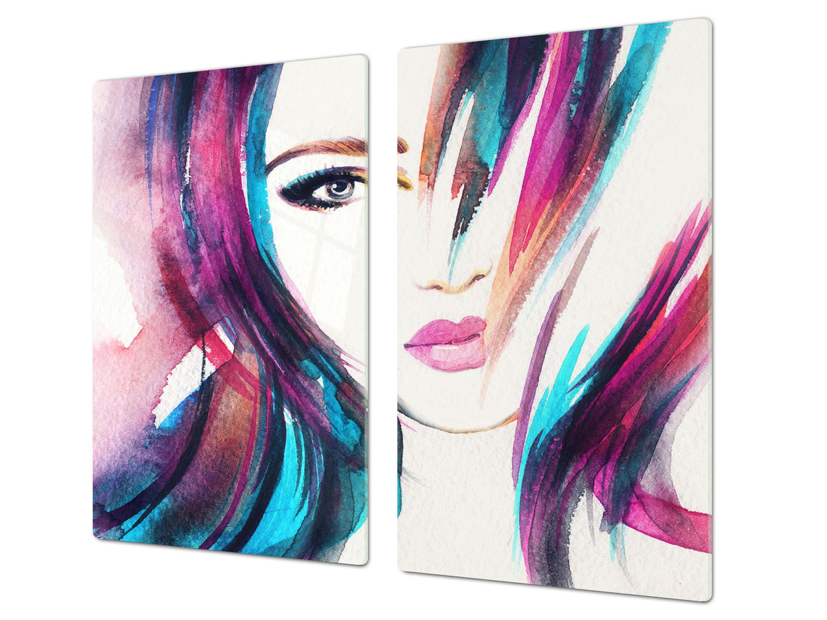 Glass stove top 60D19: Woman 11