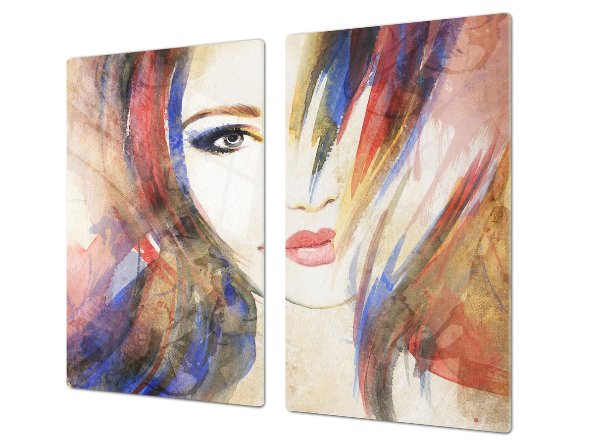 Glass stove top 60D19: Woman 10