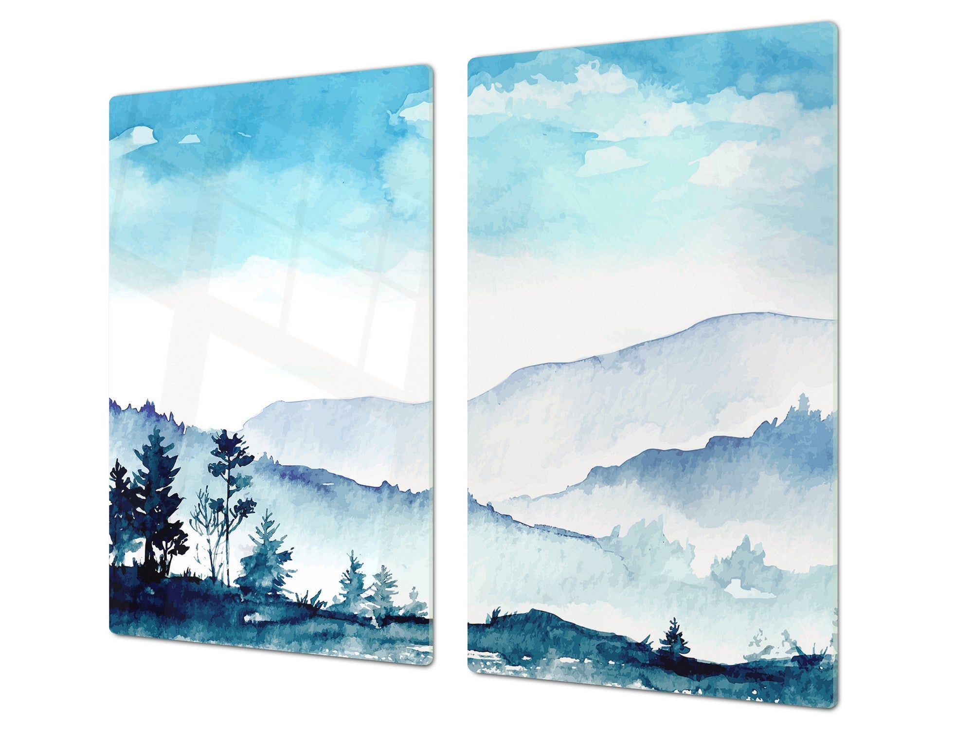 Arbeitsplattenschoner und Nudelbrett 60D08: Berge 1