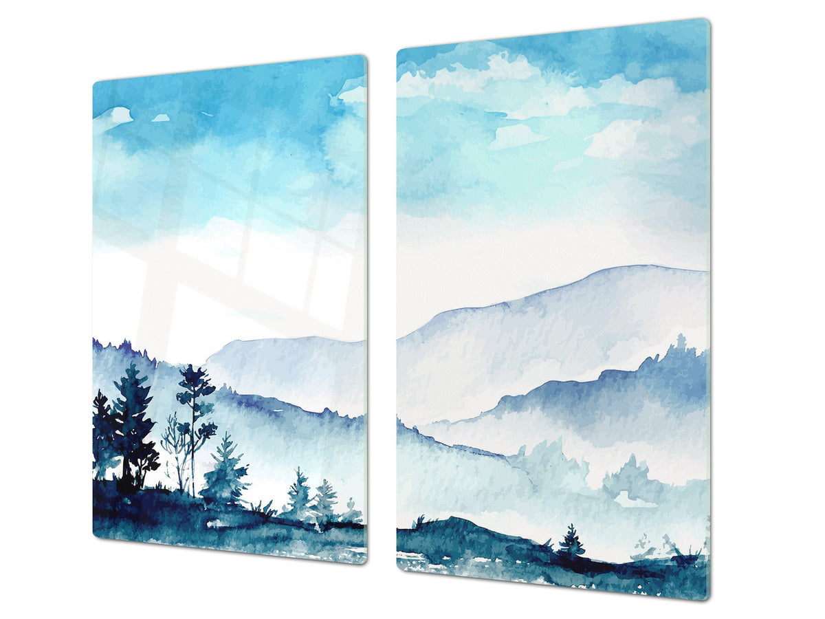 Worktop saver and Pastry Board 60D08: Mountains 1